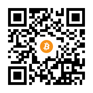 bitcoin:1BpmJoGSXGtUFdWNQApLJHW6tiSGxjGJPP black Bitcoin QR code