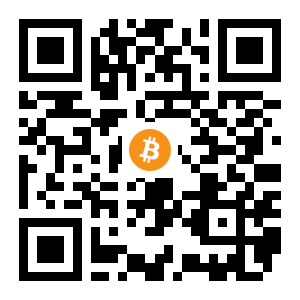 bitcoin:1BsVZ3f4yn7A6Nsamoz6BxnuhNfb13oUDw black Bitcoin QR code