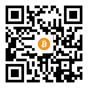 bitcoin:1BtSE7AXX5RuRRcnbhiM3qBwMhEYwxqBsm black Bitcoin QR code