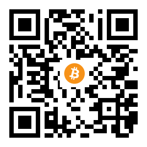 bitcoin:1Btc2ZZMYjYacfrtg2QBsTDiB6ZysGGmtw black Bitcoin QR code