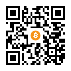 bitcoin:1BtdQrQ1ygzXjYxSFxMeqVaemQSqFGFnbU black Bitcoin QR code