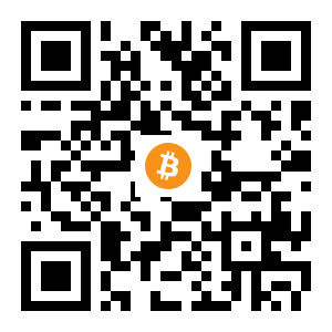 bitcoin:1BtkCJQXH3WxfoWVuDgjttSKsnwYo8eppa black Bitcoin QR code