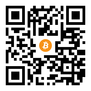 bitcoin:1BvDbVRo8fv5TSY1Ch2nNco9rkainYzQdh black Bitcoin QR code