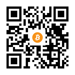 bitcoin:1BvEZZQWZnPebm7ox193zxJC4Tf6ktykqD black Bitcoin QR code
