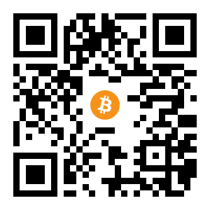 bitcoin:1BvnNassmP14z4mamouWSeyJGy8Duj8oFB black Bitcoin QR code