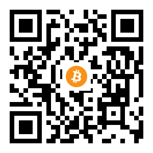 bitcoin:1BvrWt1KpNwN5qWdAV7rKQYGYEu5bCGKYB black Bitcoin QR code