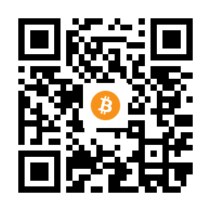bitcoin:1BwqsGUbjgg6ndSeyxBTo5voaH52hj63V black Bitcoin QR code