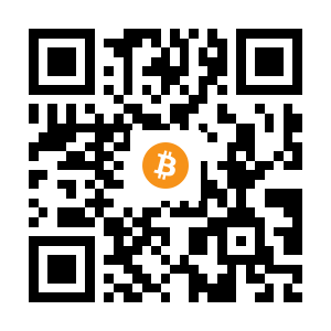 bitcoin:1Bx3CFr3aJZ1b1zwha9SCsC4PtJ9xNBg8P black Bitcoin QR code