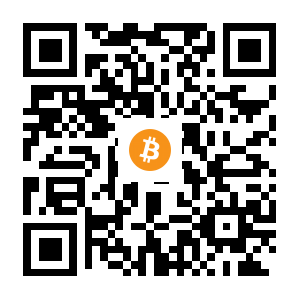 bitcoin:1BxxhtEnntc3Hdg2HhfSPUAGz4XUdo9VWu black Bitcoin QR code