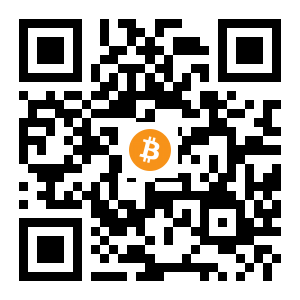 bitcoin:1BxyzVmJ8o5NmwnsK86gBsRw2XyUy5NFN6 black Bitcoin QR code