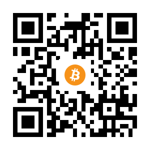 bitcoin:1BzBQUayfxdRZayiKYLwZsWeAqLSee1UaR black Bitcoin QR code