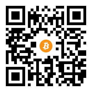bitcoin:1BzfHwMccyUr3tfhaLZEpPWtwpkJ2Jp2ae black Bitcoin QR code