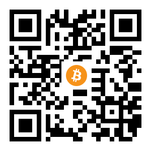 bitcoin:1Bzk6tLmFkcJTgP43WK7iiHuqke7miVdPR black Bitcoin QR code