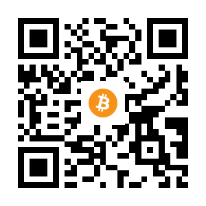 bitcoin:1BzxAJcbYfJQ4xCRhykmJsSzAuZ5JqHGfQ black Bitcoin QR code