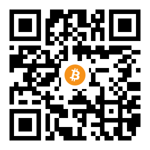 bitcoin:1C24oGdVPwSGHLREQ3igzZ9oLmw1jHY8ZS black Bitcoin QR code