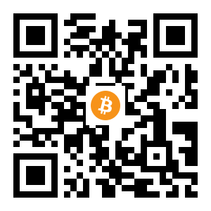 bitcoin:1C2GaYvk1SnzEDmUrpLRznJA2bQAkQjVBu black Bitcoin QR code