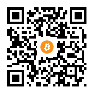 bitcoin:1C2hdPTuH6fCGNmYshuR966s6KpEkZardr black Bitcoin QR code