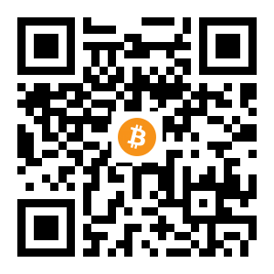 bitcoin:1C4StpX1zaGBWWd5vTjJ9cM8P9ogapt2fe black Bitcoin QR code