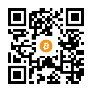 bitcoin:1C4W1bQwDeQrRcP7UU2Zf7kTJoDFn3mZCz black Bitcoin QR code