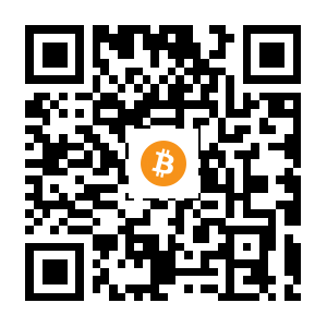bitcoin:1C4xgmyueQkWRa6BCuo7ucECuxiVCpCUqR black Bitcoin QR code
