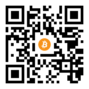 bitcoin:1C5fzuPUAYripmUwzxC2SfzkJhVJtQBUVR black Bitcoin QR code