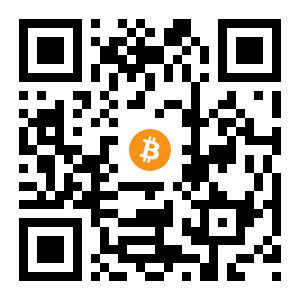 bitcoin:1C6UjCKfhag724gTkH5ch4riVAYKucNWAx black Bitcoin QR code