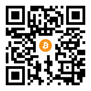 bitcoin:1C6s9nAkMHkLcZFJePhUCFpPuUscoQwhHA black Bitcoin QR code