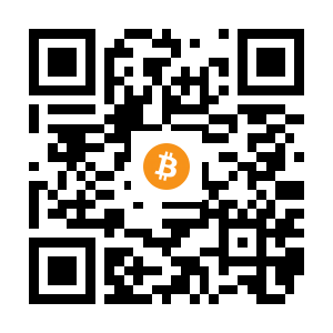 bitcoin:1C76ALSqbG8FbXWB2P24hmrSJ11h6kRYdG black Bitcoin QR code