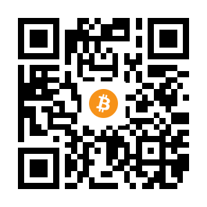 bitcoin:1C8RvHdNKCe1NQJ4Ad3h8ReVLrv1mjdy1b black Bitcoin QR code