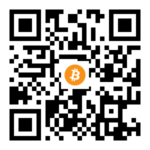 bitcoin:1C96Wo9KX4toaFzpjhdWJDbgAyUAS3Fjbz black Bitcoin QR code