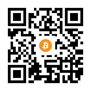 bitcoin:1C98SRWBUfDhW7cW3hQ3d5u3YXqXXmeozT black Bitcoin QR code