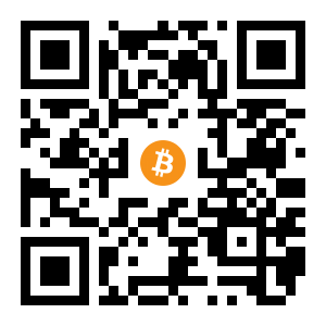 bitcoin:1C9SMZbdHvvWoJNjEbpgsYW9iLiZvbbE1p black Bitcoin QR code