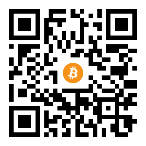 bitcoin:1C9jvFYPVjHYjYQtB4CoCpXQiY4KS6RA4V black Bitcoin QR code