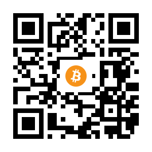 bitcoin:1CAV6AbkQg5TR4yUMsCLnuhCPJXui6G13d black Bitcoin QR code