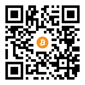 bitcoin:1CAwpaRRcjZ1FfDJNForVZ8dCxb8DQakV7 black Bitcoin QR code