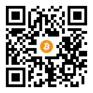 bitcoin:1CAxFGkko8nivNw9B6iMYn6sBFSp6d55bu black Bitcoin QR code