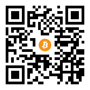 bitcoin:1CBNFinWoc3osf5gdkLFMJzF4bxi1rNSwu black Bitcoin QR code