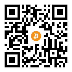 bitcoin:1CCC79qpLQddDwCDMGXgWoA8Ya3J7mMtDp black Bitcoin QR code