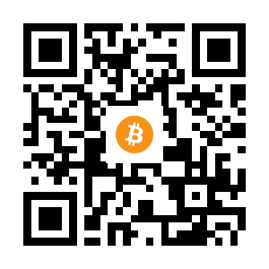 bitcoin:1CCFdhyKetLiJahQgqVRTsry2fCNtysdtF black Bitcoin QR code