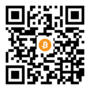bitcoin:1CCzQ3GmScuRJpmn9pmNsmZiob1aynyyKt black Bitcoin QR code