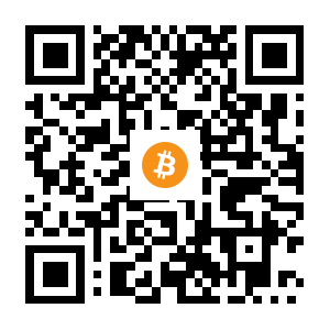 bitcoin:1CD2R1g215kT46mrYPJXnBbgYXEExLoDxC black Bitcoin QR code