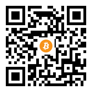 bitcoin:1CD7wVwD5kp7NRK1FkXy7oe8Rpg9pcBpNm black Bitcoin QR code