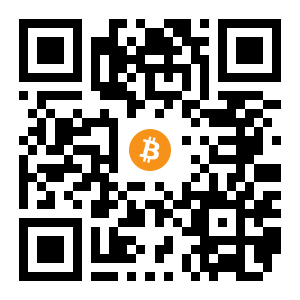 bitcoin:1CDGZrB8kv2C5nJraGX6PZZFY4stmoH9jJ black Bitcoin QR code