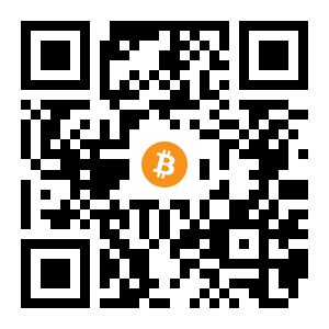 bitcoin:1CDSS5ZdexqS2mnpvXPndjyoBj4DZRqnKR black Bitcoin QR code