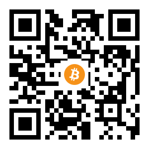 bitcoin:1CEewZwgrFNYNDJvddrxag5FuK71CjZz7 black Bitcoin QR code
