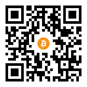 bitcoin:1CFFmTmw4Vy3Spo7Ey1RhuGRWLkNYN4U5n black Bitcoin QR code