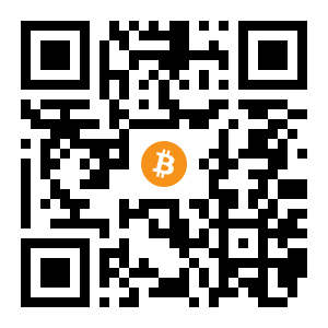 bitcoin:1CFVQqA1zMot8ZE1KsRCamoPexBUNsFxF8 black Bitcoin QR code