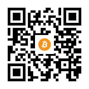 bitcoin:1CGYHbuUFrZkkeW6Tk3epEYWijKzDBnWRL black Bitcoin QR code