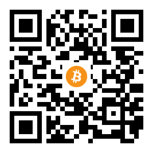 bitcoin:1CGYvGeGqyuXdiTs44pL5fGqDkqEmdxjn2 black Bitcoin QR code