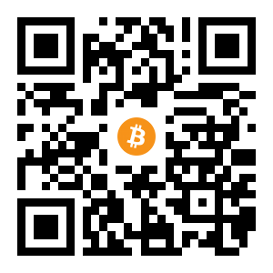 bitcoin:1CGzfcoMhknFbEZH58Hqj1DqP5VtzHXLCp black Bitcoin QR code